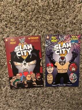 WWE Slam City Comic Pair - Red & Purple Covers
